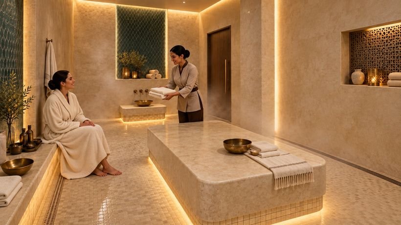 The Moroccan bath ritual