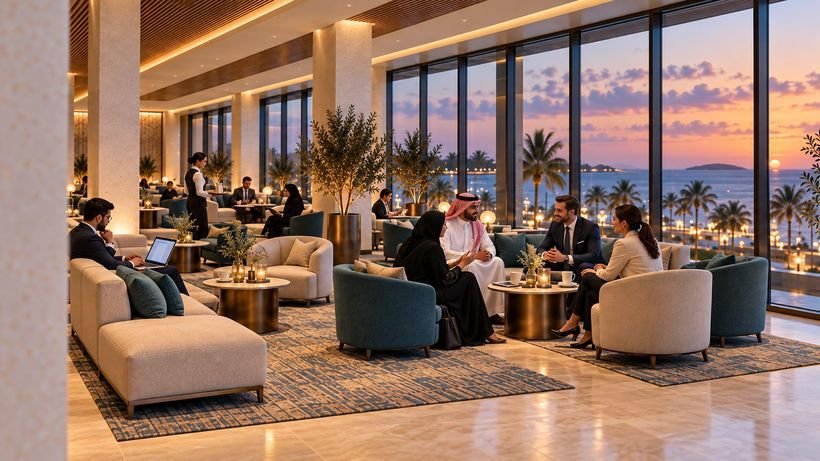 The business lounge