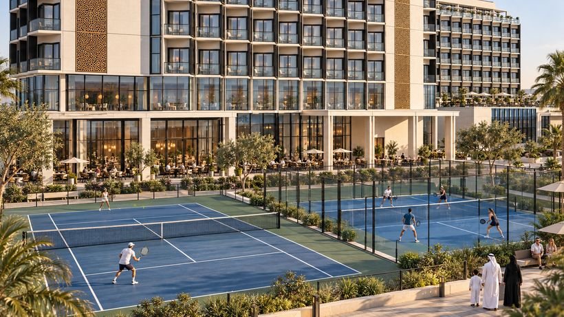 Tennis and padel courts