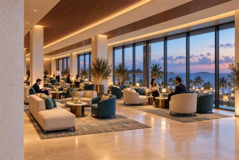 Business lounge seating