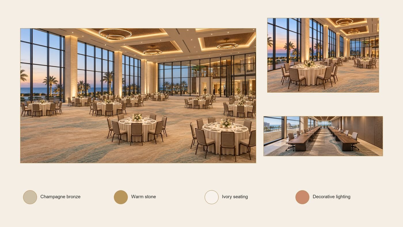 Interior mood board – the annex sports halls