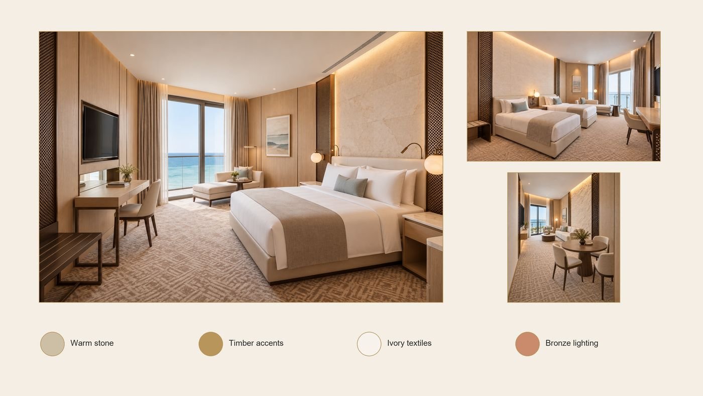 Interior mood board – the guest room